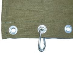 ACCSP Termoizolační textilie (závěsy) do dílny - khaki - nehořlavý - rozměr šíře 3 m x výška 2,5 m 