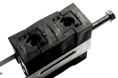 PEWTRONIC Kabelový úchyt SFC48 pro D 4-8 mm, dvojitý