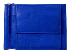 Wild Kožená dolarovka peněženka - modrá 750