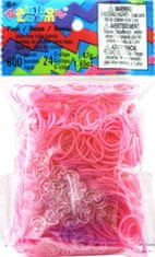 Rainbow Loom Original-gumičky-600ks-růžová plná