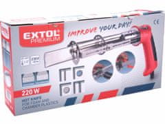 Extol Premium Elektrický nůž na polystyren, 220W, Max. 450st.