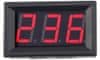 Voltmetr panelový LED červený, 70-500VAC, 2 vývody