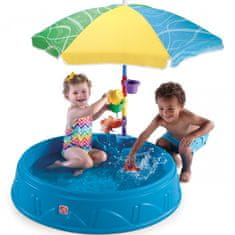 Step2 Bazén 2 v 1 s deštníkem a pískovištěm pro děti