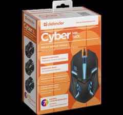 Defender Myš optická Cyber MB-560L 1200 DPI černá