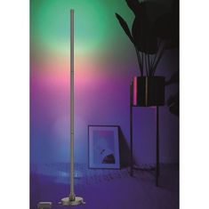 Solight Solight LED smart stojací lampa Rainbow, wifi, RGB, CCT, 140cm WO62
