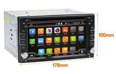 Bosion 2DIN Android 12 2/32GB s DVD GPS navigace + CAM