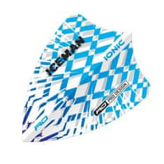 RED DRAGON Letky Gerwyn Price Ionic - Freestyle - Blue & White RF6857