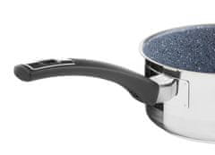 Kolimax Rendlík s rukojetí Cerammax Pro Comfort s poklicí, průměr 18 cm, objem 2 l, keramický povrch šedý granit