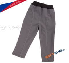 ROCKINO Dětské softshellové kalhoty vel. 86,92,98,104 vzor 8578 - šedé, velikost 104