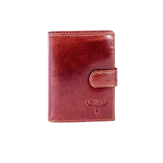 Buffalo Hnědá kožená peněženka s klopou na zapínání CE-PR-D1072L-VTU.84_281568 Univerzální