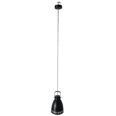 KONDELA Visící lampa, černá / kov, AIDEN typ3