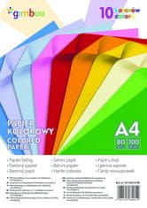 Donau Barevné papíry A4, 80 g, 10 sytých barev /100 ks