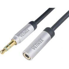 Yenkee YCA 222 BSR kabel AUX M/F 2m kov.