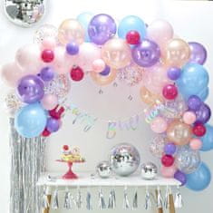 MojeParty Sada balónků na balónkový oblouk pastelová 70 ks