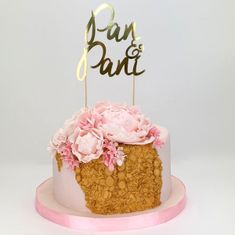 MojeParty ZÁPICH do svatebního dortu Pan a Paní zlatý