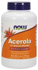NOW Foods Acerola prášek, přírodní vitamin C, 170 g (6 oz)