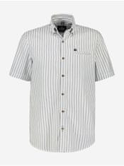 Lerros Bílo-šedá pánská košile LERROS M