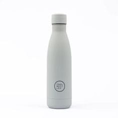 Cool Bottles Nerezová termolahev COOL BOTTLES Pastel Grey třívrstvá 500ml NEW