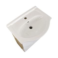 BPS-koupelny Koupelnová skříňka s keramickým umyvadlem Trend BR 55 dekor bříza