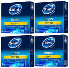 UNIMIL UNIMIL Super Easy-Fit latexové kondomy 12ks