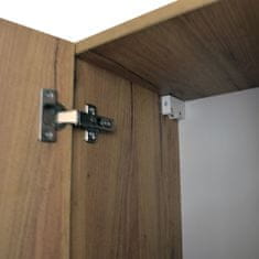 BPS-koupelny Doplňková koupelnová skříňka vysoká Agria GO V 30 – zlatý dub