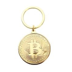 IZMAEL Přívěsek Bitcoin-Zlatá KP3833