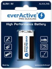 everActive Baterie Pro Alkaline 6LR61 9V 1 ks.