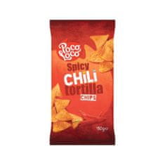 Poco Loco Nacho Pikantní kukuřičné chipsy s příchutí chilli papriček "Spicy Chili Tortilla Chips" 450g Poco Loco