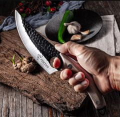 Lovecký nůž FOXTER s dřevěnou rukojetí, 27 cm T-320