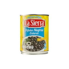 La Sierra Mexické černé fazole celé v lihu "Frijoles Negros Enteros" 560g La Sierra