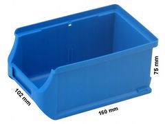 Profiplast Skladovací plastové úložný Box ProfiPlus 2 | Modrý