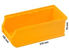 Profiplast Skladovací plastové úložný Box ProfiPlus 2L | Žlutá
