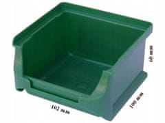 Profiplast Skladovací plastové úložný Box ProfiPlus 1 | Zelená