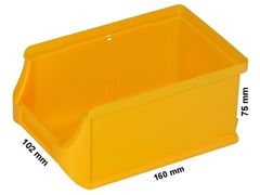 Profiplast Skladovací plastové úložný Box ProfiPlus 2 | Žlutá