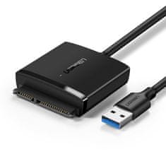 Ugreen CM352 adaptér USB 3.0 - 2.5'' / 3.5'' SATA disk, černý