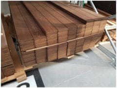 DAKOTA Living  Dřevěné terasové desky, prkna 21 x 115 x 1000-3000mm thermo jasan evropský
