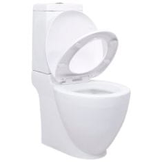 shumee Keramické WC zadní odpad bílé