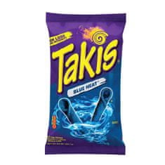 Takis Takis Blue Heat | Kukuřičné chipsy Takis Blue Heat s příchutí chilli papriček a limetky "Takis Blue Heat" 280,7g Takis