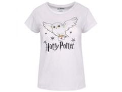 sarcia.eu Harry Potter Bílé a béžové letní pyžamo pro dívky, krátké rukávy, volány 9-10 let 134/140 cm
