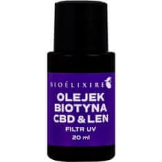 Bioelixire Biotin a Len olej – posilující olej na vlasy s biotinem a lnem 10ml