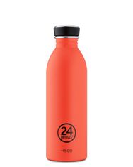 24Bottles Láhev Urban Bottle Pachino - 500 ml, oranžová/červená
