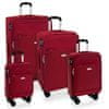 Sada cestovních kufrů GP7172 červená 4W XS,S,M,L