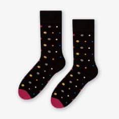 More Ponožky Mix Dots 140-051 Black - Více 39/42