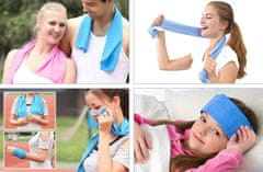 CoolCeny Chladicí ručník - Dopřejte si v létě mrazivé osvěžení! - Zelená