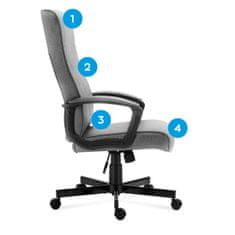 Mark Adler Kancelářská židle Boss 3.2 šedá