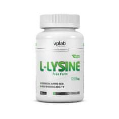 VPLAB VPLab L-Lysine 1000 mg 90 caplets, aminokyselina L-Lysin ve volné formě, 90 veganských tablet, expirace: 06/2022