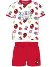 E plus M Chlapecké bavlněné letní pyžamo Spiderman MARVEL - červené