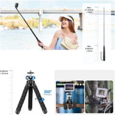 Neewer 50v1 sada úchytů pro GoPro, akční kamery, sportovní minikamery a DSLR kamery
