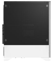 Zalman case miditower S5 Bílá, bez zdroje, ATX, 1x USB 3.0, 2x USB 2.0, průhledná bočnice, bílá