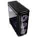 Zalman case I3 Edge, Skříň, Middle tower, bez zdroje, ATX, 1x USB 3.0, 2x USB 2.0, průhledná bočnice, černá